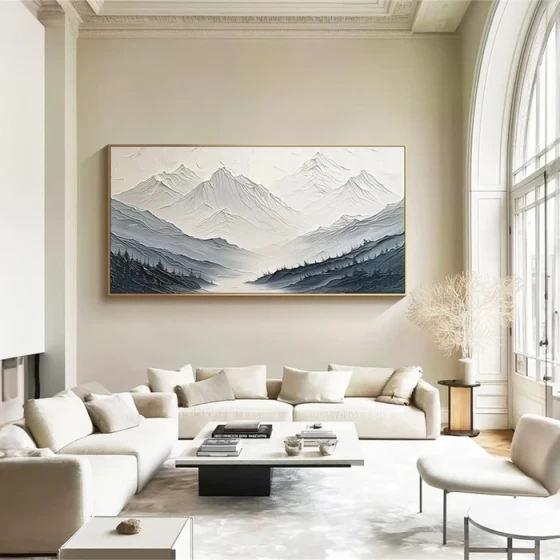 Plaster Art Minimalist Textured Painting
